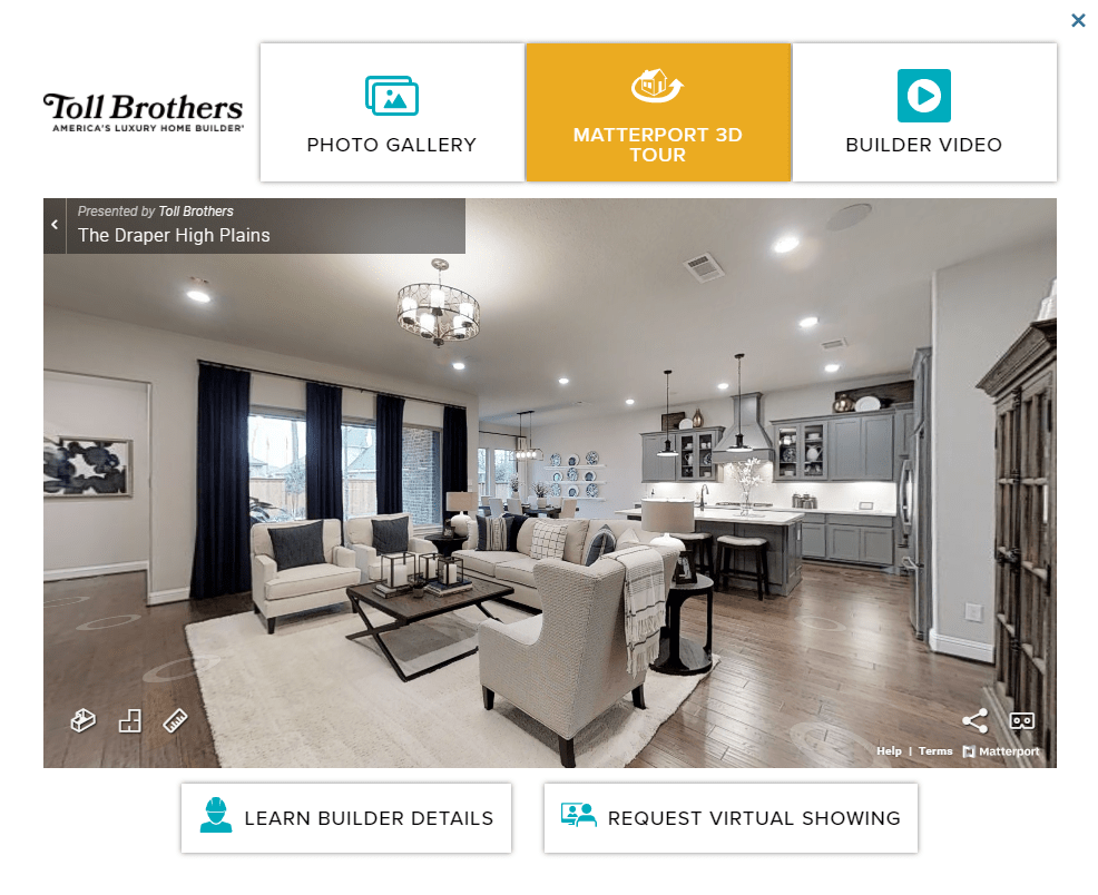 Toll Brothers Virtual Tour  Toll Brothers Virtual Tour
